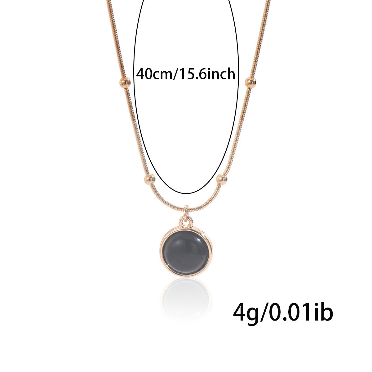 18K Gold Minimalist Stainless Steel Necklace – Hypoallergenic, Sustainable Jewelry