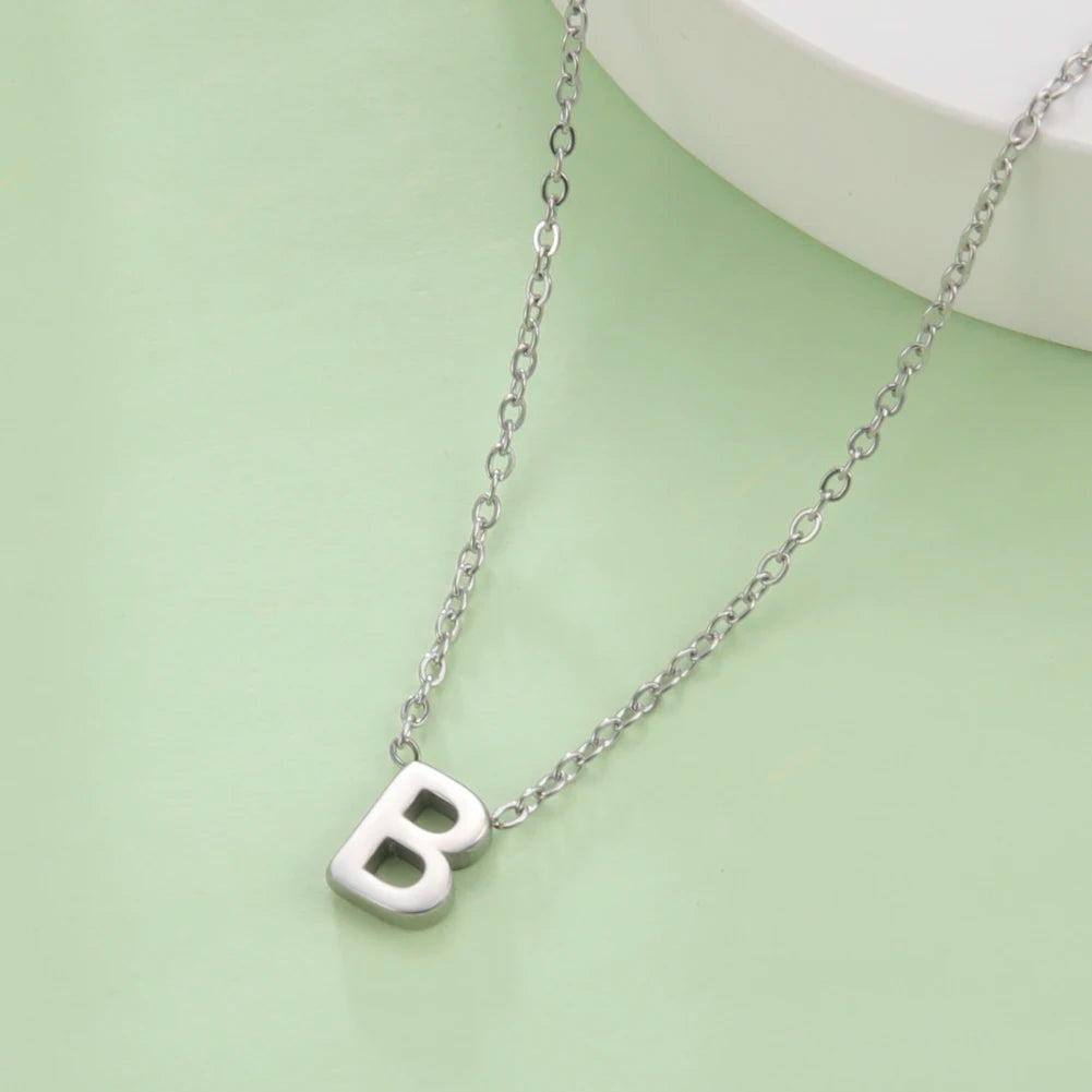 Minimalist Initial Letter Necklace