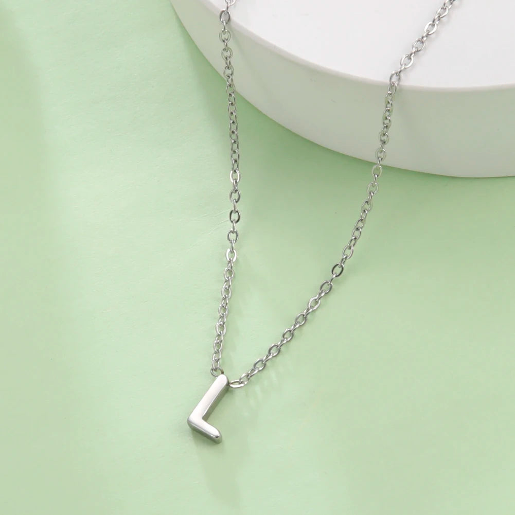 Minimalist Initial Letter Necklace