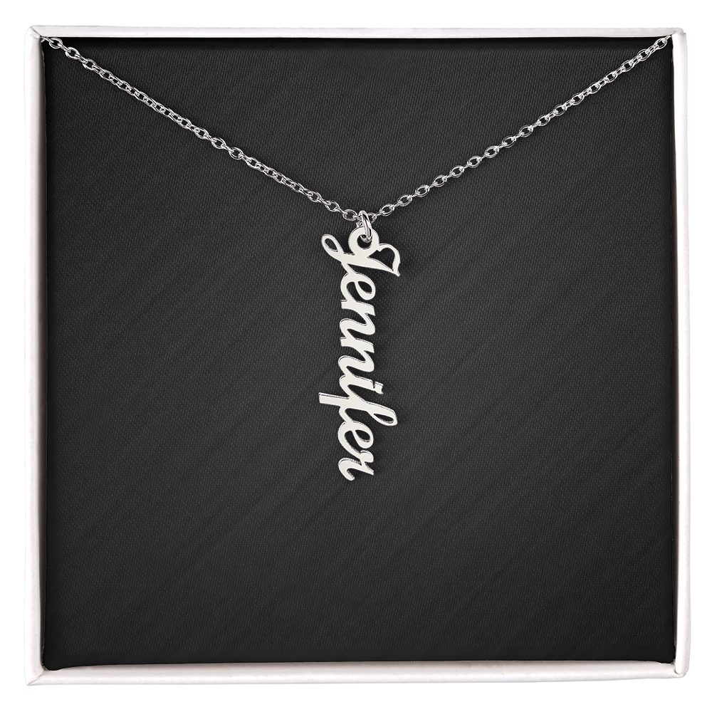 Personalized Vertical Multiple Name Necklace