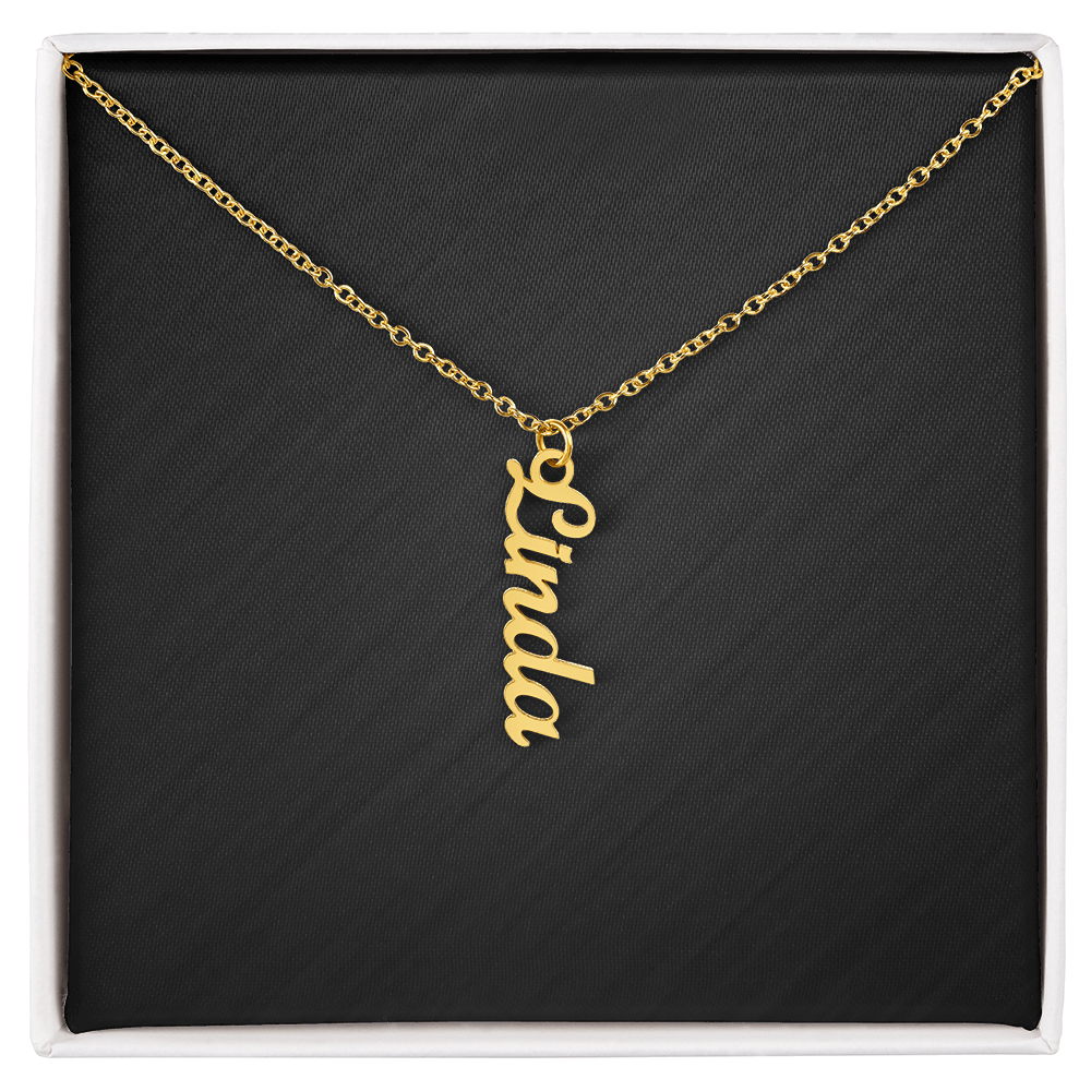 Personalized Vertical Multiple Name Necklace