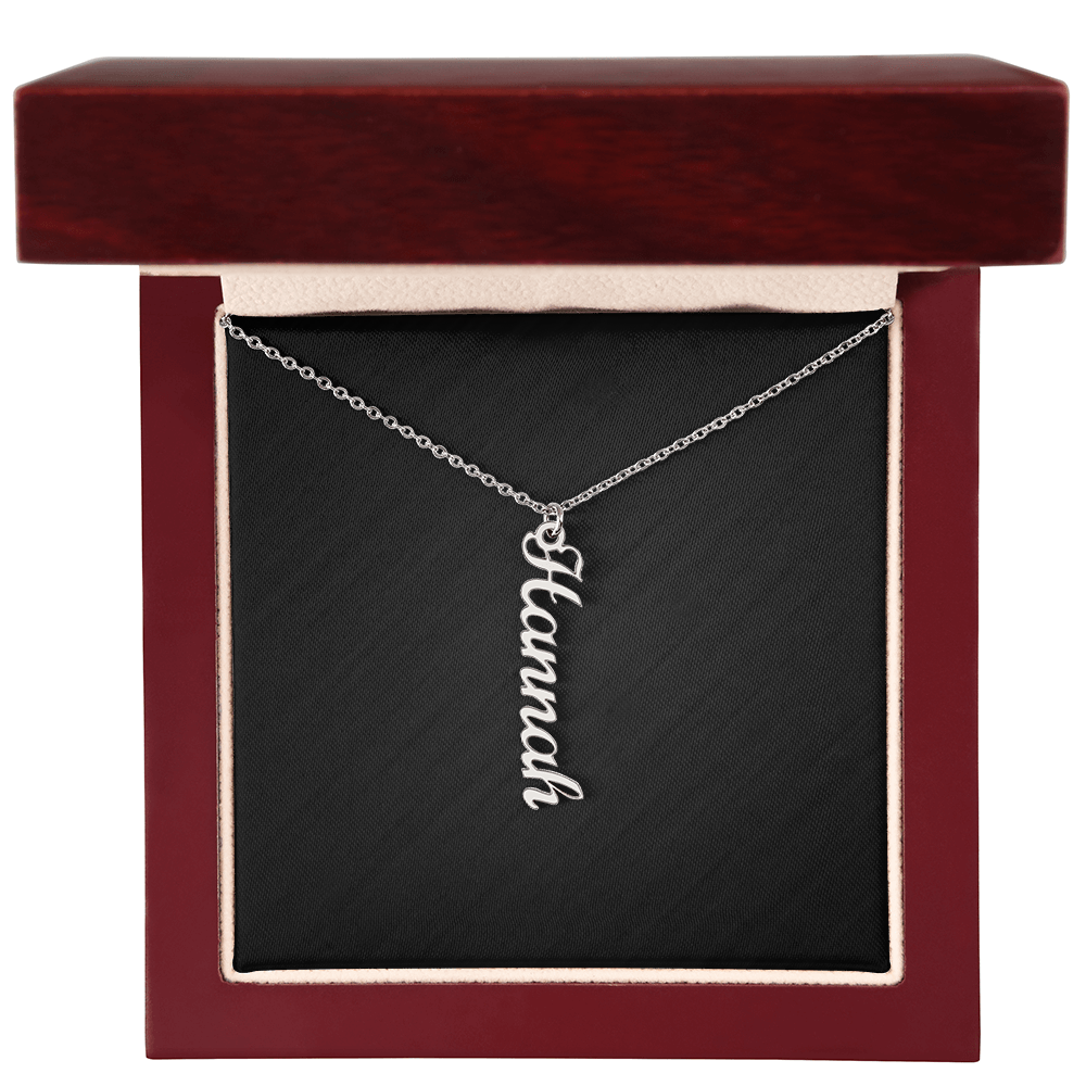 Personalized Vertical Multiple Name Necklace