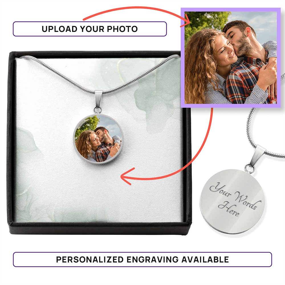 Personalized Engraved Pendant Necklace