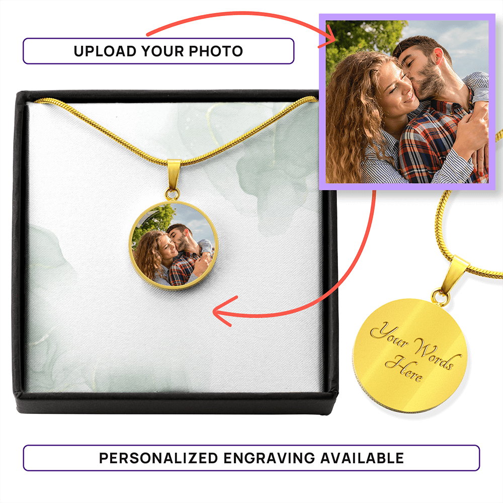 Personalized Engraved Pendant Necklace