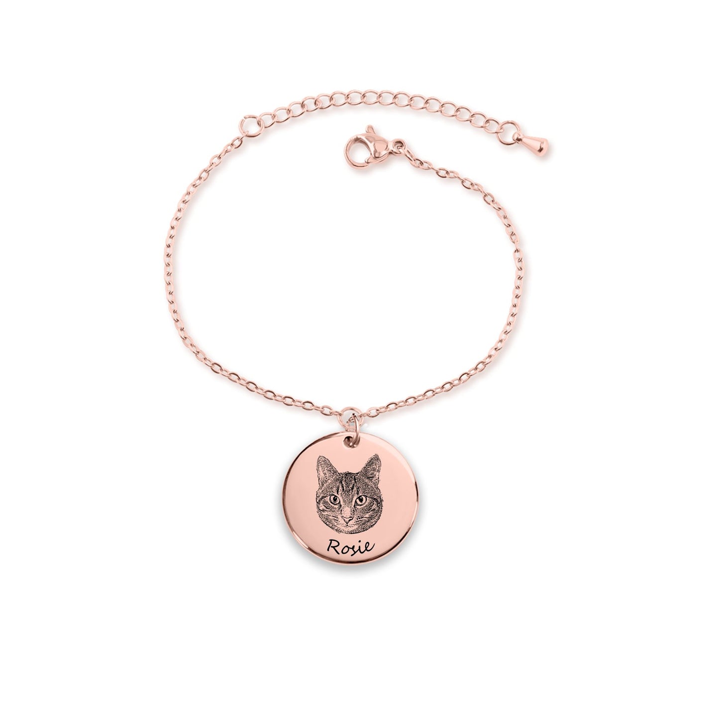 Personalized Pet Photo Coin Bracelet