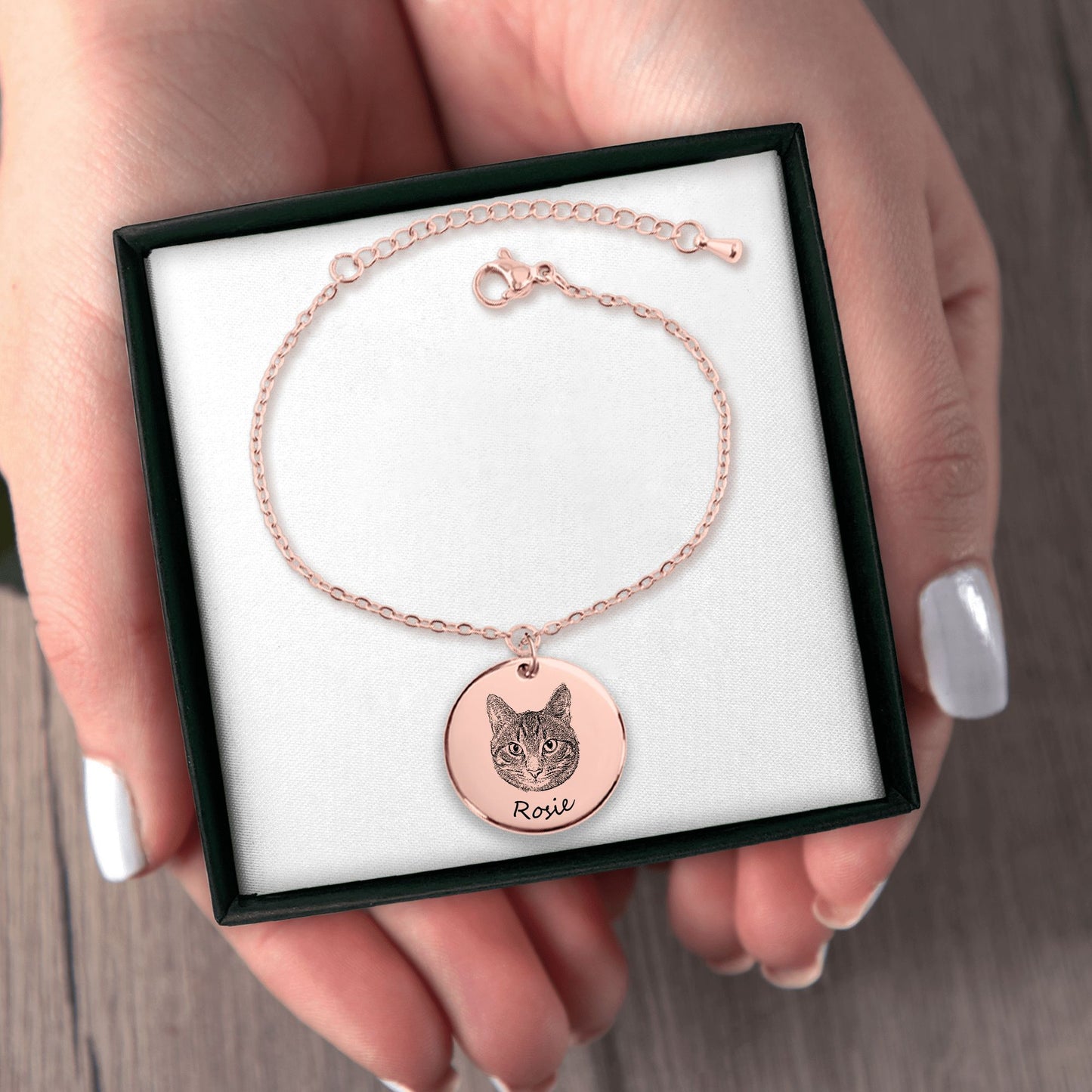Personalized Pet Photo Coin Bracelet