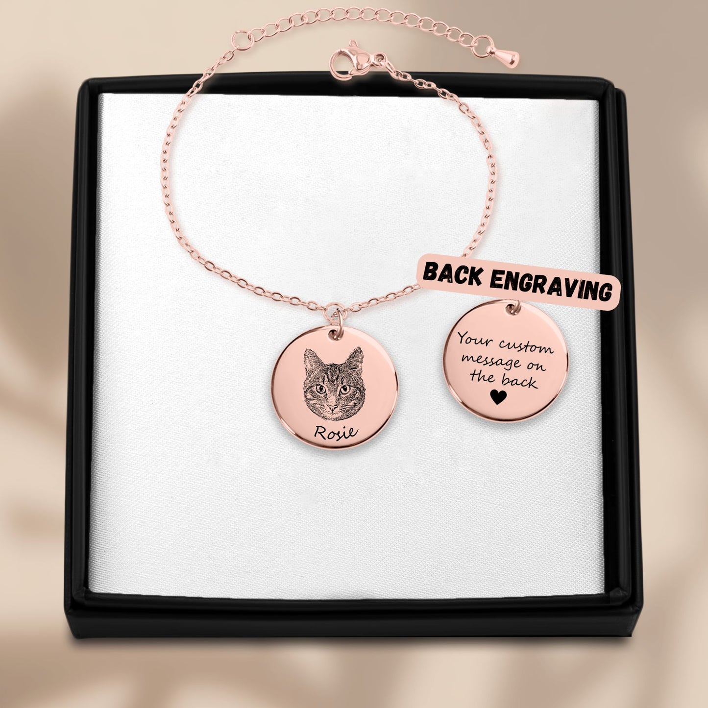 Personalized Pet Photo Coin Bracelet