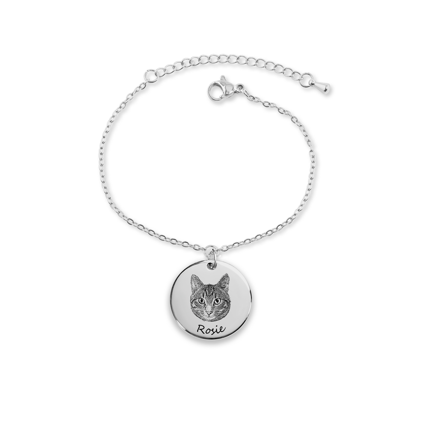 Personalized Pet Photo Coin Bracelet