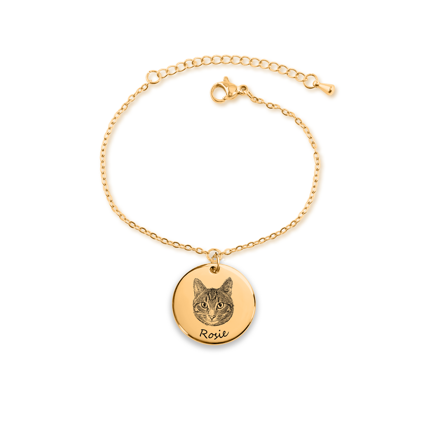 Personalized Pet Photo Coin Bracelet