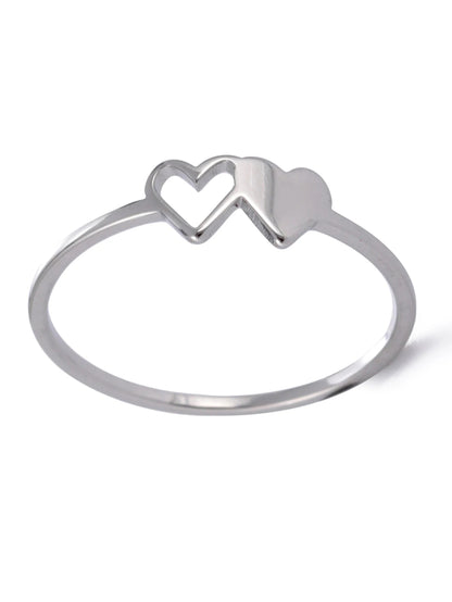 Initial Heart Ring - Size 7