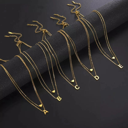 Minimalist Initial Letter Necklace