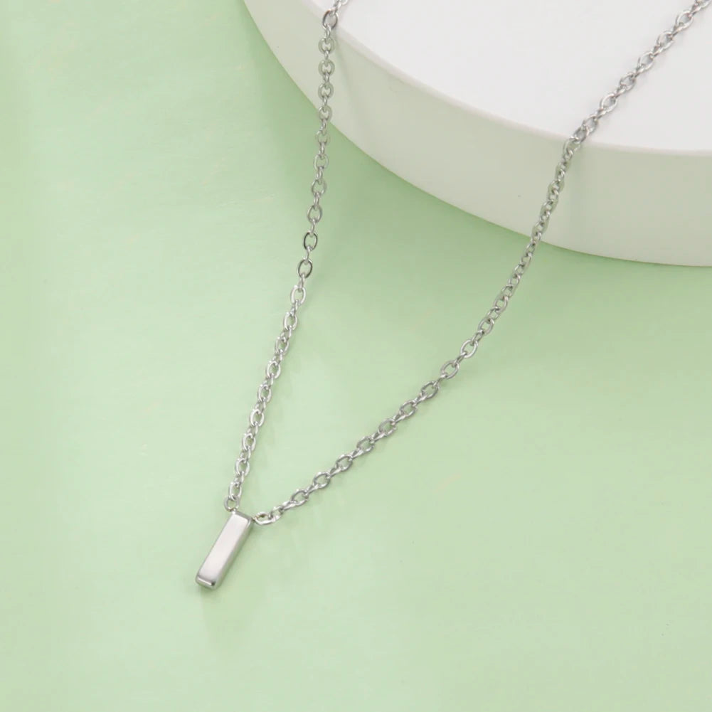 Minimalist Initial Letter Necklace