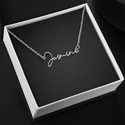 Signature Style Name Necklace