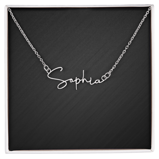 Signature Style Name Necklace