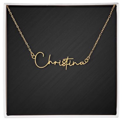 Signature Style Name Necklace