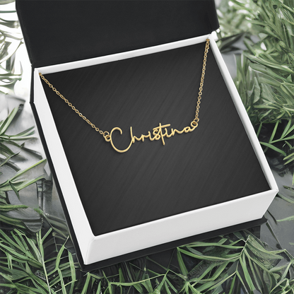 Signature Style Name Necklace