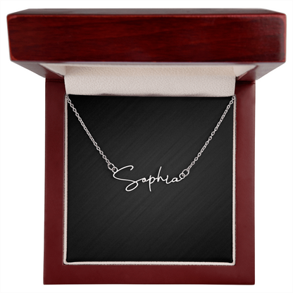 Signature Style Name Necklace