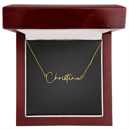 Signature Style Name Necklace
