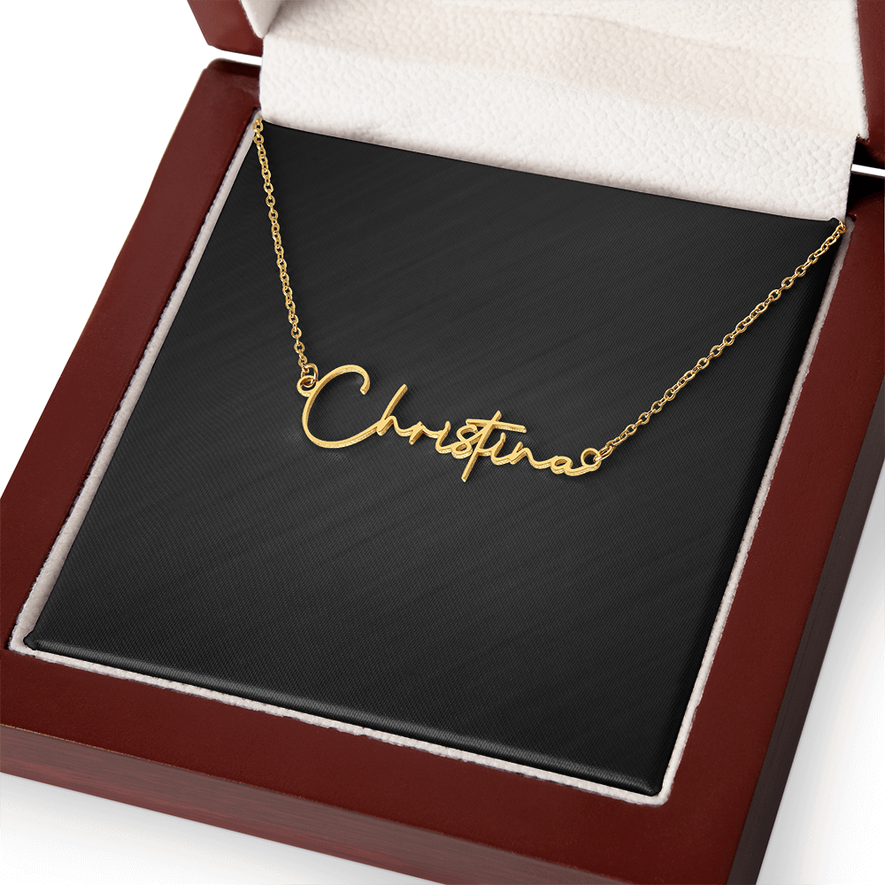 Signature Style Name Necklace