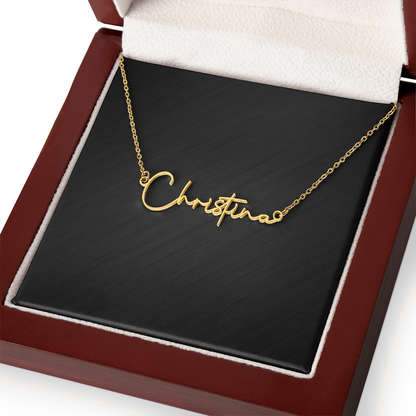Signature Style Name Necklace