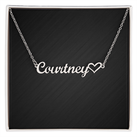 Personalized Heart Name Necklace