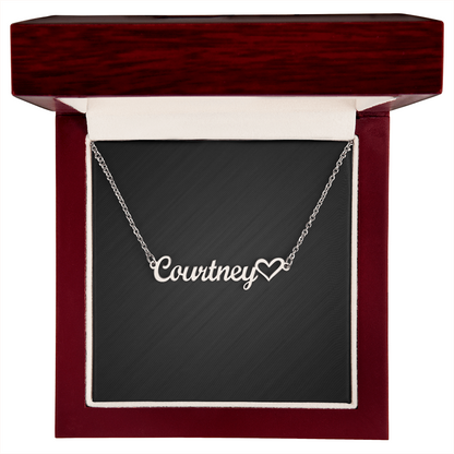 Personalized Heart Name Necklace